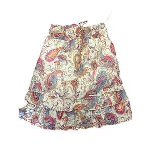 Tommy Girl fitted sleeveless Jrs dress size XL, ruffled, summer paisley flowy